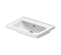Duravit Duravit Meuble vasque D-Neo 65x48 cm, sans robinet, blanc, avec trop-plein, trou robinet Quantité:1