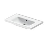 Duravit Duravit Meuble vasque D-Neo 80x48 cm, sans robinet, blanc, avec trop-plein, trou robinet Quantité:1