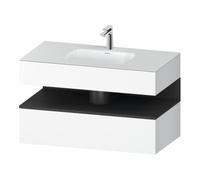 Duravit Qatego lavabo avec meuble 100 cm blanche QA4786049180010