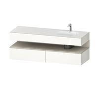 Duravit Duravit Meuble vasque encastré Qatego 160x50x60cm, Kon-WTU, B, B r, T m/blc laqué brillant Quantité:1
