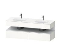 Duravit Duravit Meuble vasque encastré Qatego 160x55x60 cm, Kon-WTU, blanc mat/blanc brillant Quantité:1