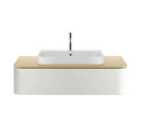 Duravit Duravit Meuble vasque Happy D.2 65x50,5 cm, blanc WG, fermé, avec HL, UL, HLB Quantité:1