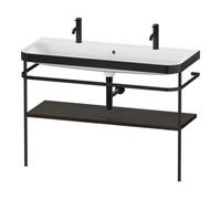 Duravit Duravit Meuble vasque Happy D.2 Plus 117,5x49 cm, 1 trou, console, noyer satiné Quantité:1