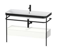 Duravit Duravit Meuble vasque Happy D.2 Plus 117,5x49 cm, avec console, 1 tiroir, 1 mitigeur, blanc mat Quantité:1