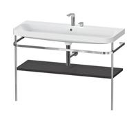 Duravit Duravit Meuble vasque Happy D.2 Plus 117,5x49 cm, avec console, 2 trous, graphite mat Quantité:1