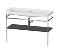 Duravit Duravit Meuble vasque Happy D.2 Plus 117,5x49 cm, avec console, sans trou, graphite mat Quantité:1