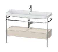Duravit Duravit Meuble vasque Happy D.2 Plus 117,5x49 cm, avec siphon, 1 tiroir, 1 mitigeur, T mat Quantité:1