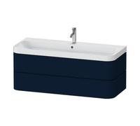 Duravit Duravit Meuble vasque Happy D.2 Plus 117,5x49cm, 2 tiroirs, 1 mitigeur, bleu mat s-matt Quantité:1