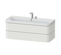 Duravit Duravit Meuble vasque Happy D.2 Plus 117,5x49cm, 2 tiroirs, 2 poignées, Nord blanc mat Quantité:1