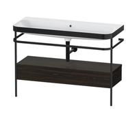Duravit Duravit Meuble vasque Happy D.2 Plus 117,5x49cm, avec console, 1 tiroir, sans trou, blanc mat Quantité:1