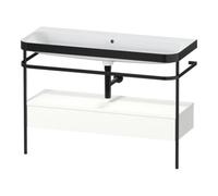 Duravit Duravit Meuble vasque Happy D.2 Plus 117,5x49cm, avec console, 1 tiroir, sans trou, blanc mat Quantité:1