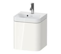 Duravit Duravit Meuble vasque Happy D.2 Plus 40x36 cm, 1 tiroir, raccord à droite, avec trop-plein, blanc brillant Quantité:1