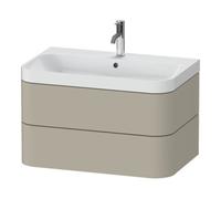 Duravit Duravit Meuble vasque Happy D.2 Plus 77,5x49 cm, 1 mitigeur, Tau satin, 2 tiroirs Quantité:1