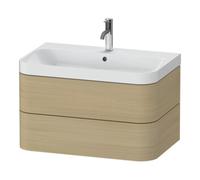 Duravit Duravit Meuble vasque Happy D.2 Plus 77,5x49 cm, 1 trou robinet, œil méditerranéen, 2 tiroirs Quantité:1