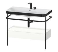 Duravit Duravit Meuble vasque Happy D.2 Plus 97,5x49 cm, 2 tiroirs, blanc mat, avec console, 1 tiroir Quantité:1
