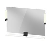 Duravit Duravit Miroir LED 9 W Sivida 105x65x3,6 cm, blanc, avec interrupteur, au, stl, gris anthracite Quantité:1