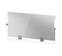 Duravit Duravit Miroir LED 9 W Sivida 133x65x3,6 mm, blanc chaud, au, stl, G chr Quantité:1