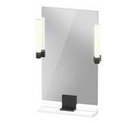 Duravit Duravit Miroir LED 9 W Sivida 45x65x3,6 cm, blanc, avec interrupteur, au, acier, gris foncé Quantité:1