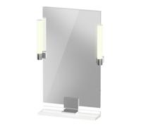 Duravit Duravit Miroir LED 9 W Sivida 45x65x3,6 cm, blanc chaud, au, stl, chromé brillant Quantité:1