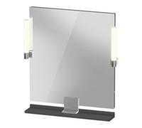 Duravit Duravit Miroir LED 9 W Sivida 65x65x3,6 cm, gris m, Leu., au, stl, G chr Quantité:1