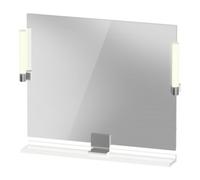 Duravit Duravit Miroir LED 9 W Sivida 85x65x3,6 cm, blanc chaud, avec prise, acier, chrome brillant Quantité:1