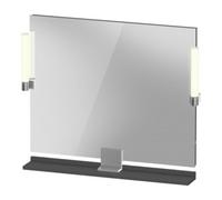 Duravit Duravit Miroir LED 9 W Sivida 85x65x3,6 cm, gris, gauche, automatique, acier, chromé Quantité:1