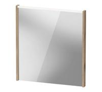 Duravit Duravit Miroir LED D-Code 2.0 65x70x5 cm, 5 W, blanc œuf, éclairage supérieur Quantité:1