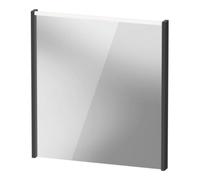 Duravit Duravit Miroir LED D-Code 2.0 65x70x5 cm, 5 W, graphite, zone lumineuse haut Quantité:1