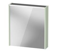 Duravit Duravit Miroir LED D-Code 2.0 m Prise 65x70x5 cm, lumière haut, droite, vert pâle mat Quantité:1