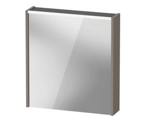 Duravit Duravit Miroir LED D-Code 2.0 m SD T J 65x70x5 cm, éclairage oblique, droit, basalte mat Quantité:1
