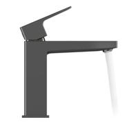 Duravit Duravit Mitigeur lavabo M Manhattan, bec 129 mm, sans vidage, noir mat Quantité:1