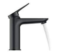 Duravit Duravit Mitigeur lavabo M Wave bec 122 mm, sans vidage, noir mat Quantité:1