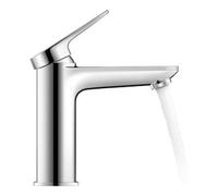 Duravit Duravit Mitigeur lavabo mono M FreshStart Wave, bec 122 mm, sans tirette, chrome Quantité:1