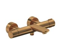Duravit Mitigeur de bain Wave WA5220000004 en saillie, robinet d'arrêt et inverseur - bronze brossé