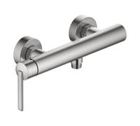 Duravit Robinet de douche Balcoon en saillie – Mitigeur monocommande, acier inoxydable