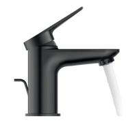 Duravit Duravit Mitigeur monocommande S Wave lavabo, bec 95 mm, tirette, noir mat Quantité:1