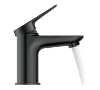 Duravit Duravit Mitigeur monocommande S Wave pour lavabo, bec 95 mm, sans vidage, noir mat Quantité:1
