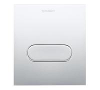 Plaque dactionnement Duravit DuraSystem A1 mécanique pour urinoir, 130x150 mm, plastique, 11000, WD5004021000, Couleur: Plaque frontale en plastique, chrome brillant