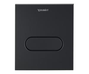 Duravit Duravit Plaque de commande DuraSystem 13,1x15cm, méc., pour Uri. A1, noir mat Quantité:1