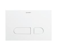 Duravit Duravit Plaque de commande DuraSystem 21,7x14,7 cm, plastique blanc, pour WC Quantité:1