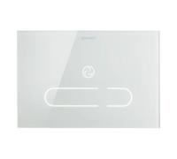 Duravit DuraSystem plaque de déclenchement électronique, pour WC A2, verre blanc, 229,8x157mm, WD5003012000