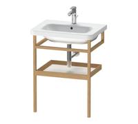 Duravit DuraStyle porte-serviettes DS988102276 59 x 44 cm, blanc brillant / chêne massif, avec étagère