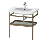 Duravit Duravit Porte-serviettes DuraStyle 74x44 cm, béton gris avec noyer américain, avec tablette Quantité:1