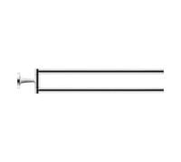 Duravit Duravit Porte-serviettes Starck T 5x46,5 cm, 2 bras, pivotant, or poli Quantité:1
