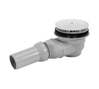 Duravit Duravit PuraVida Bonde de receveur de douche Ø 9 cm, sortie horizontale, chrome Quantité:1