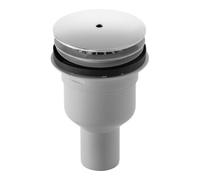 Duravit Duravit PuraVida Bonde de receveur de douche d= 9 cm, sortie verticale, blanc Quantité:1