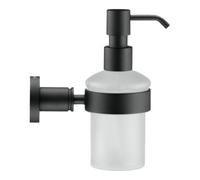 Duravit Duravit Seifenspender D-Code noir mat, 6,9x14,5 cm, verre blanc mat Quantité:1