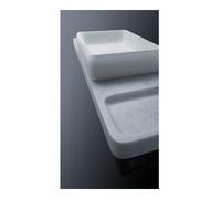 Duravit Duravit Set console lavabo Qatego 100x41x90 cm, avec console, marbre structuré poli Quantité:1