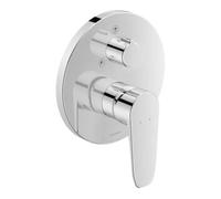 Duravit Duravit Set de montage B.1 Mitigeur douche encastré, avec inverseur, rond, chrome Quantité:1