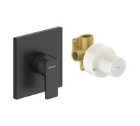 Duravit Duravit Set de montage complet Manhattan Mitigeur douche encastré, noir mat Quantité:1